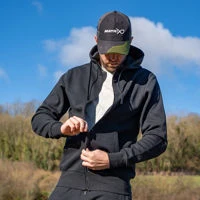 Matrix Black Stealth Zip Hoodies